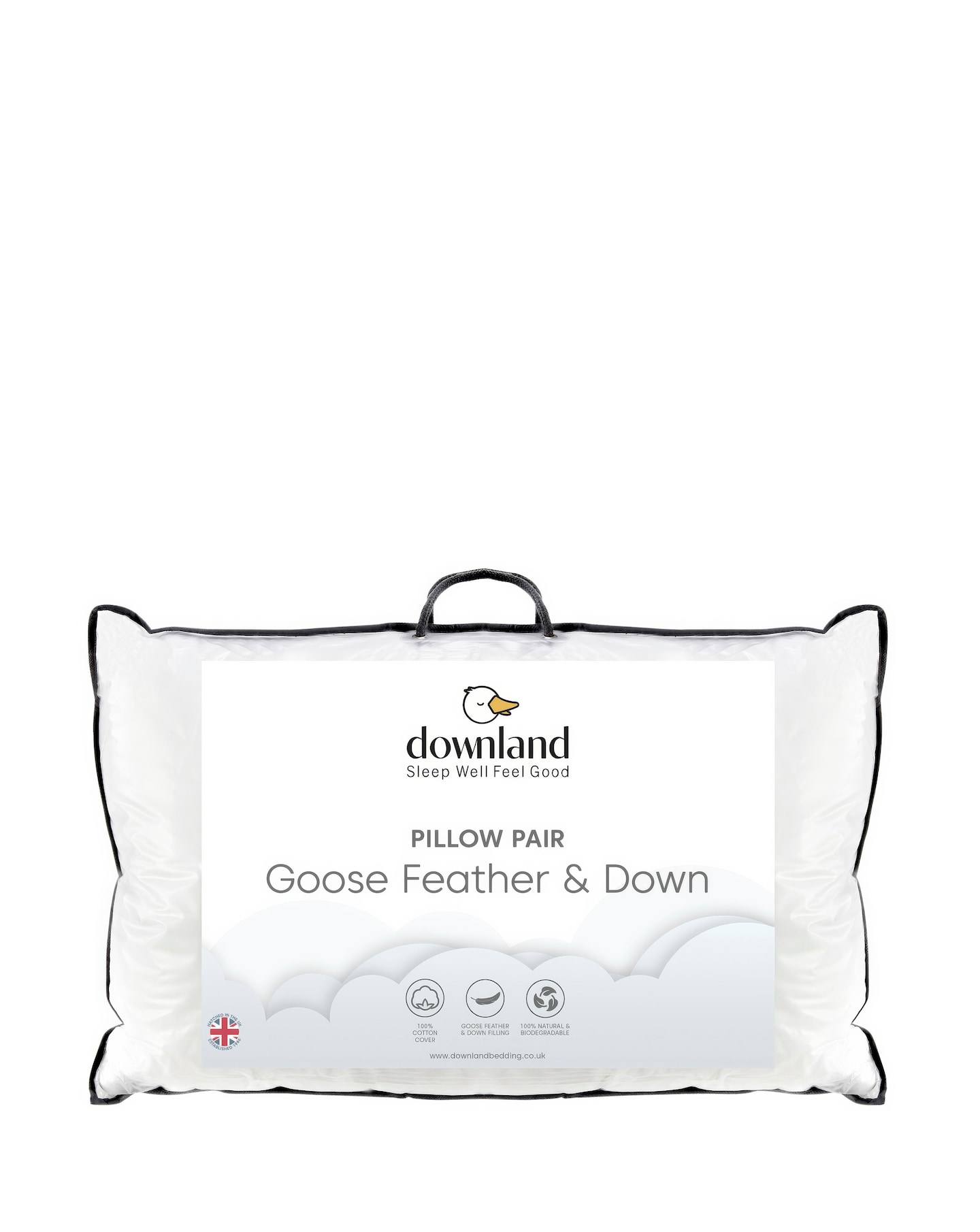 Downland goose feather and down pillows shops