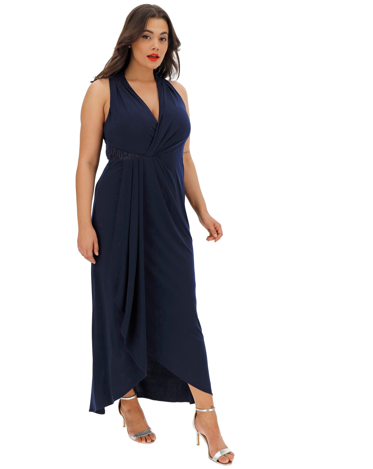 Kade lace on sale jersey maxi dress