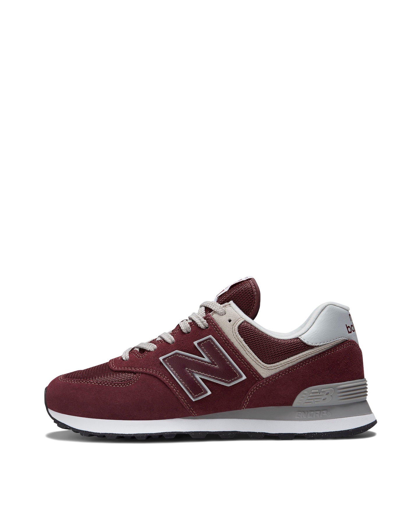 New balance cheap 574 burgundy trainers