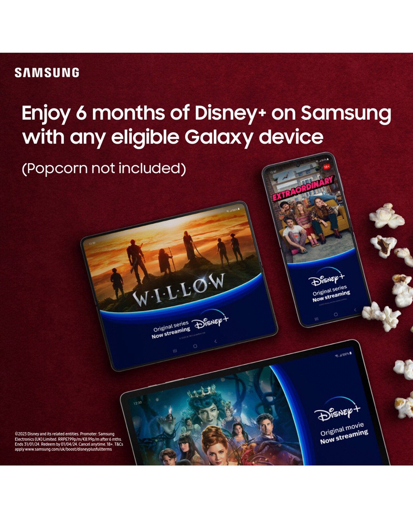 samsung 6 months disney plus