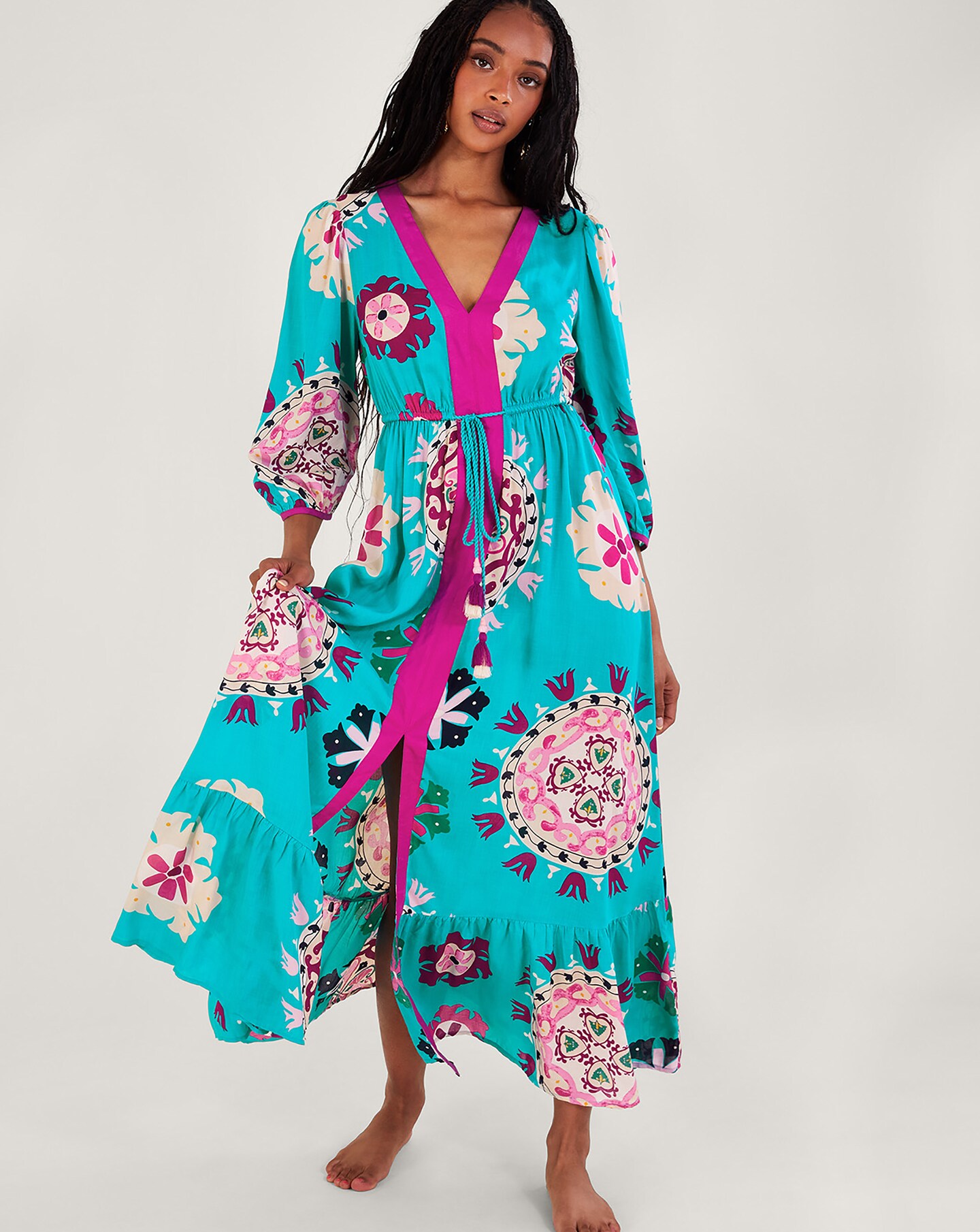 Monsoon print cheap dress