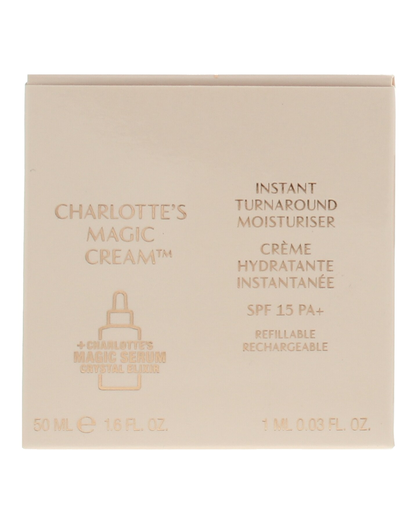 Charlotte Tilbury Magic Cream 1.6 Fl Oz. w/Magic Serum hotsell sample 1ml