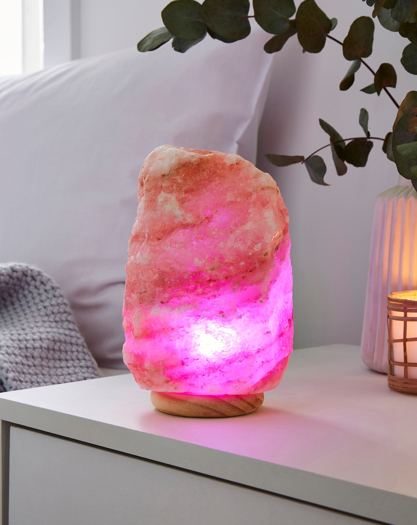 coloured salt lamps