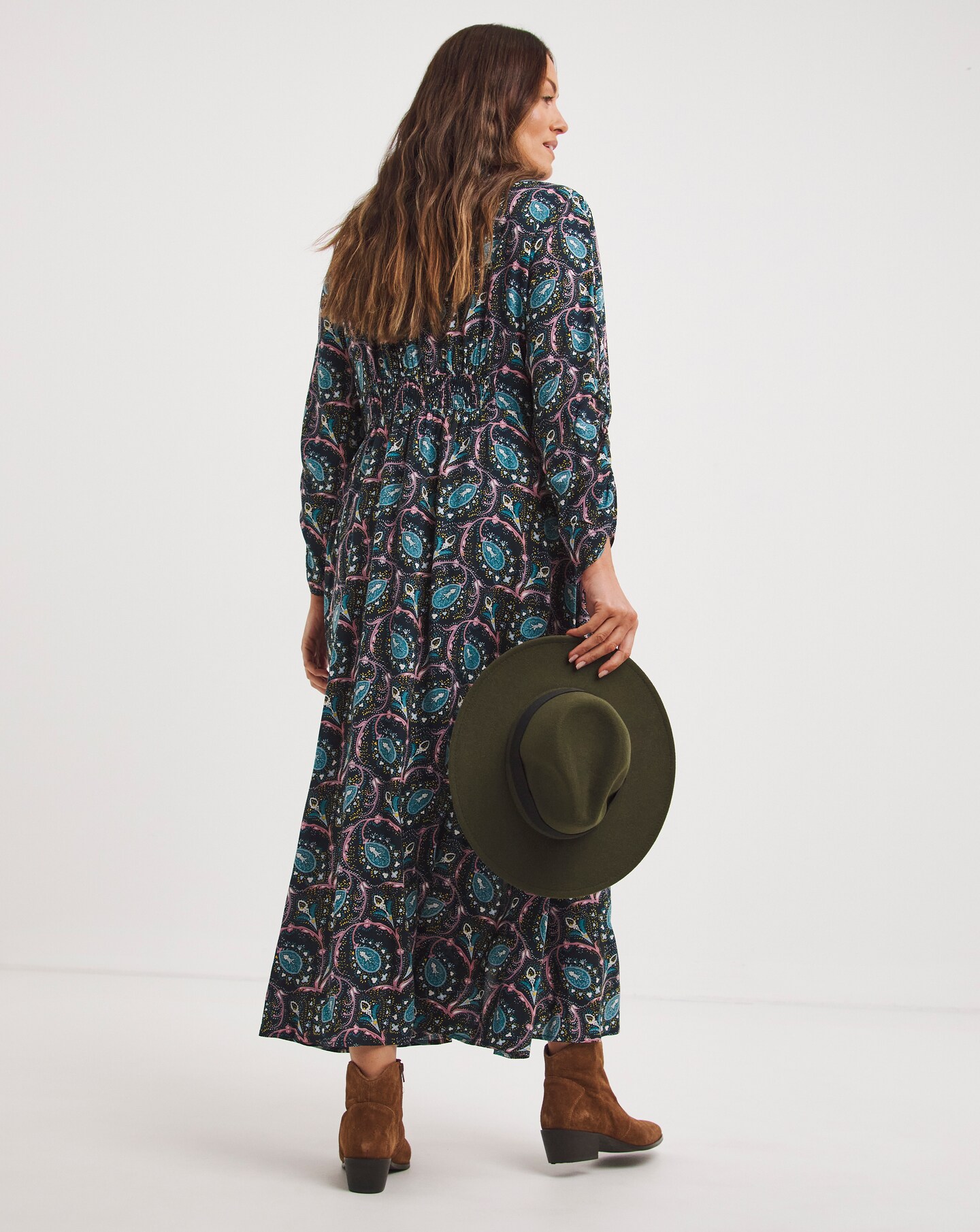 Joe Browns Paisley Button Maxi Dress Oxendales