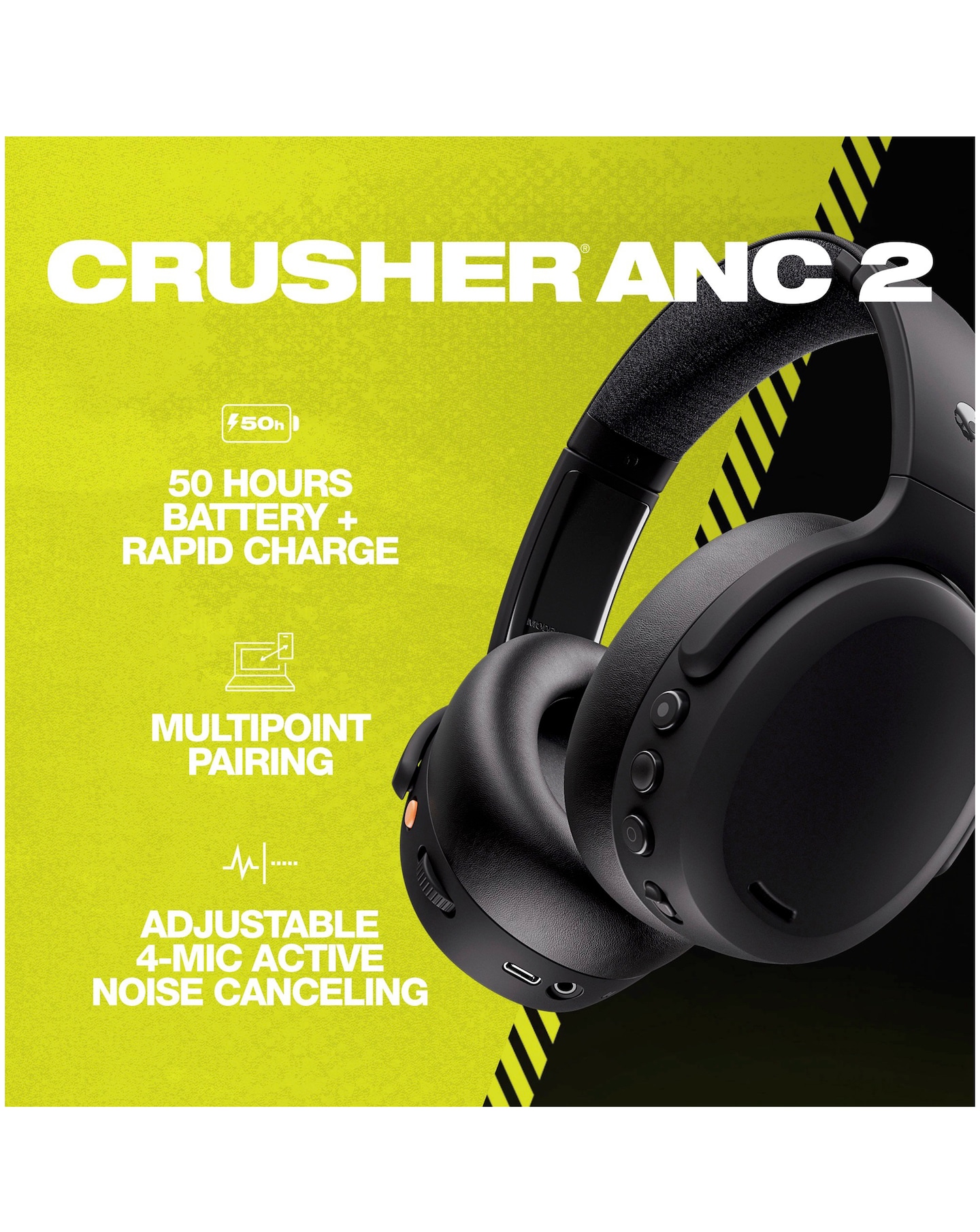 How to pair crusher best sale wireless headphones